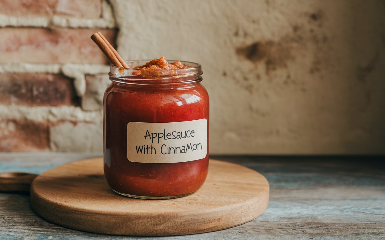 applesauce with cinnamon