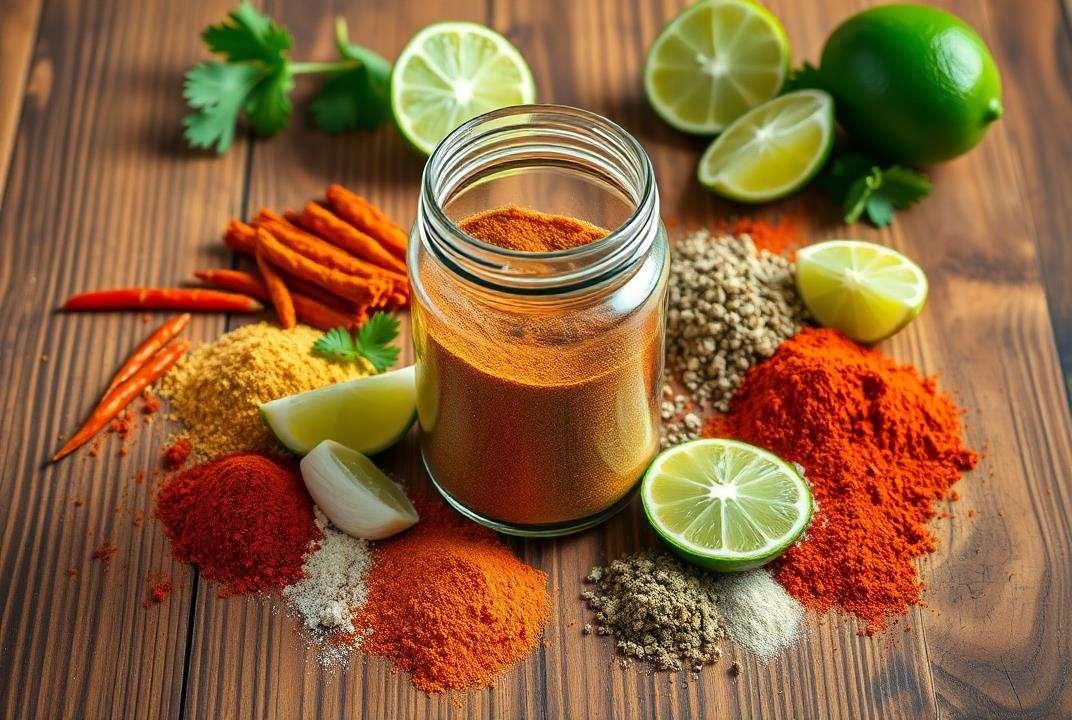 Homemade Chicken Taco Seasoning Ingredients