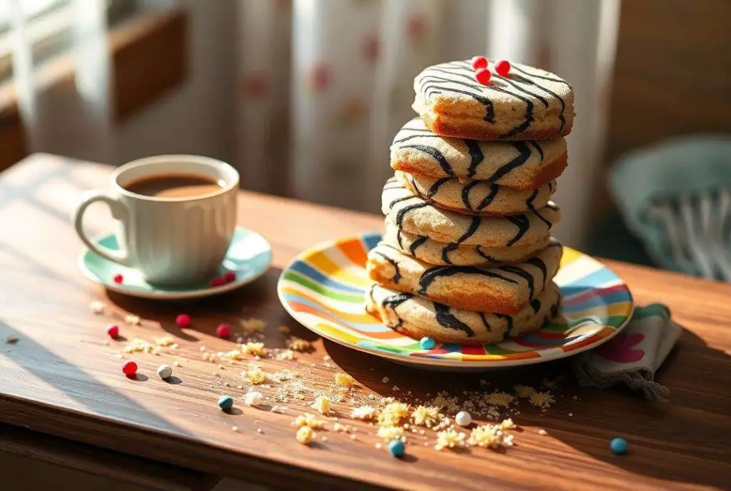 Zebra Cakes With Coffee
